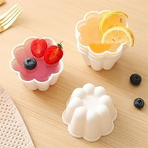 Flower Shaped Silicone Molds for Jelly Pudding Cake | Food Grade Complementary Food Tray | Heat Resistant Baking Molds