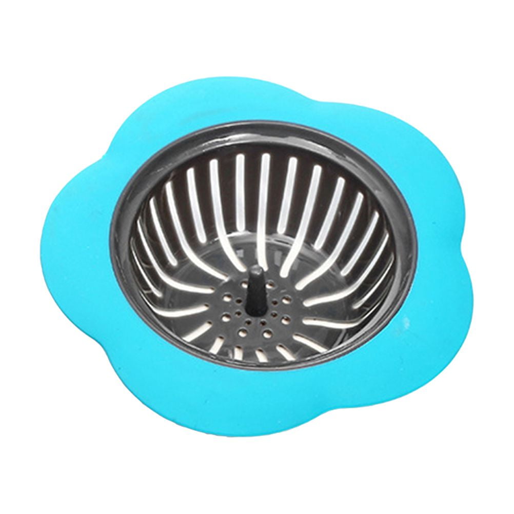Flower Shaped Sink Strainer Kitchen Bathroom Plastic Sink Garbage Mesh Filter Sewer Drain Net