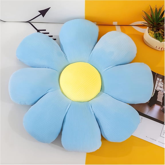 Flower-Shaped Throw Pillow Butt Cushion Flower Floor Pillow, Seating Cushion, Office, Cute Room Decor & Plush Pillow for Bedroom Sofa Chair Tatami Car Butt Cushion