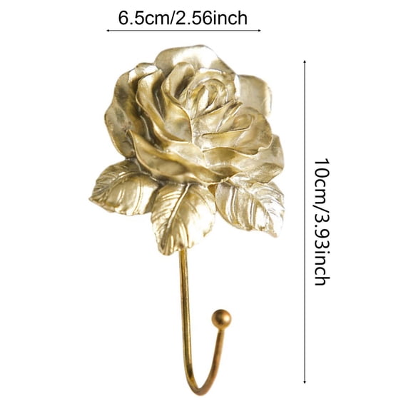 Flower Shaped Wall Coat Hook Decorative Hat Rack Jacket Hanger