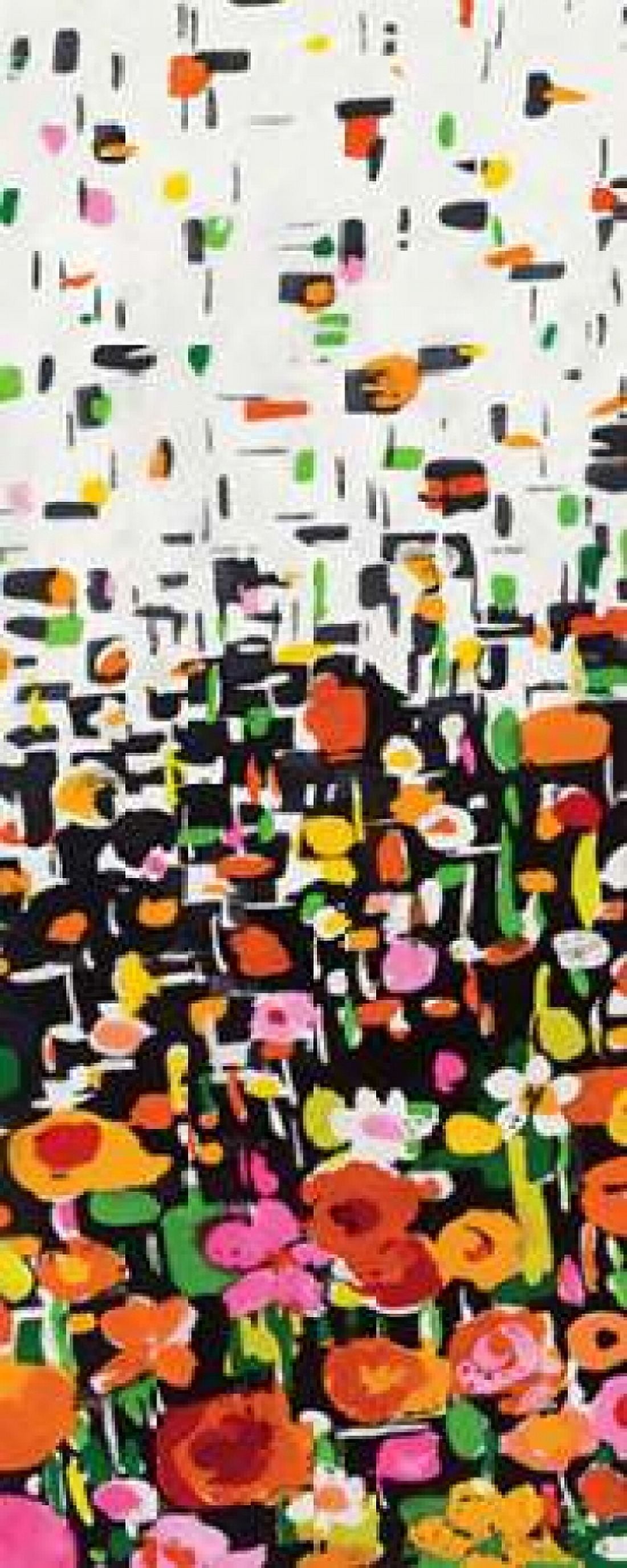 Flower Shower II Canvas Art - Wild Apple Portfolio (24 x 48)