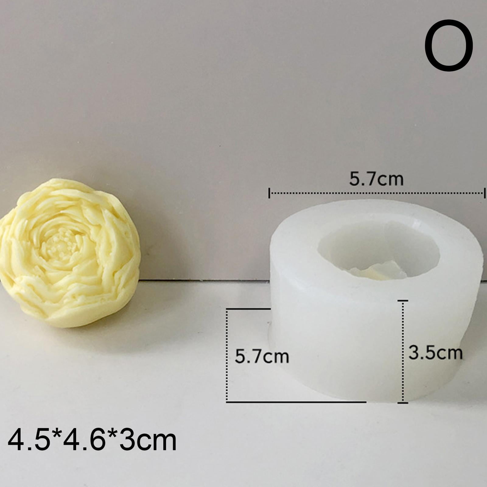 Flower Silicone Candle Mold Soap Wax Making Aromatherapy Crafts Decor Home  V9U4 