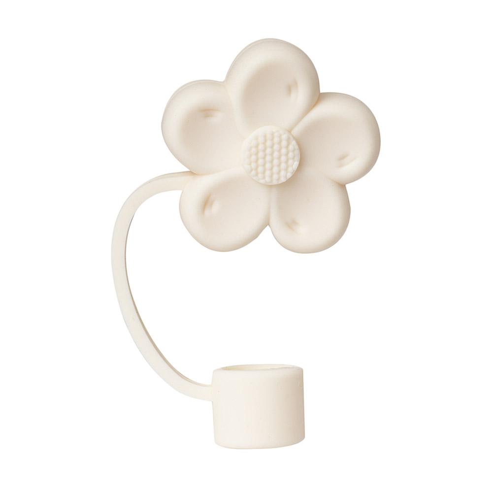 Stanley Cup Straw Lids (5 Pack) - Colorful Flower Silicone Covers, Dustproof 10mm Fit, Reusable Straw Toppers 3 thumbnail image