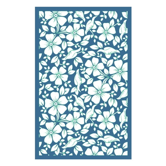 Flower Silkscreen-Print Reusable Transfers Mesh-Stencils Silk Screen Stencils for DIY Jewelry Earrings Decorations