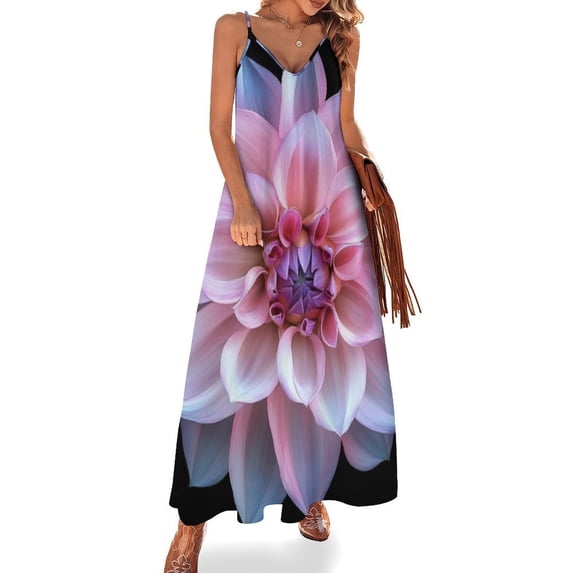 Flower Sleeveless Dress Loose Women's Dress Dresses Luxury Evening Dresses