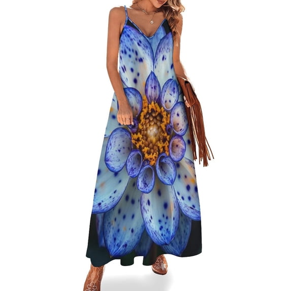 Flower Sleeveless Dress Loose Women's Dress Dresses Luxury Evening Dresses