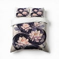 thumbnail image 1 of Flower Snake Bedding Set 3 Pcs Soft Microfiber Quilt Cover For Bedroom Decor, Comforter Cover With 2 Pillowcase, 1 of 5