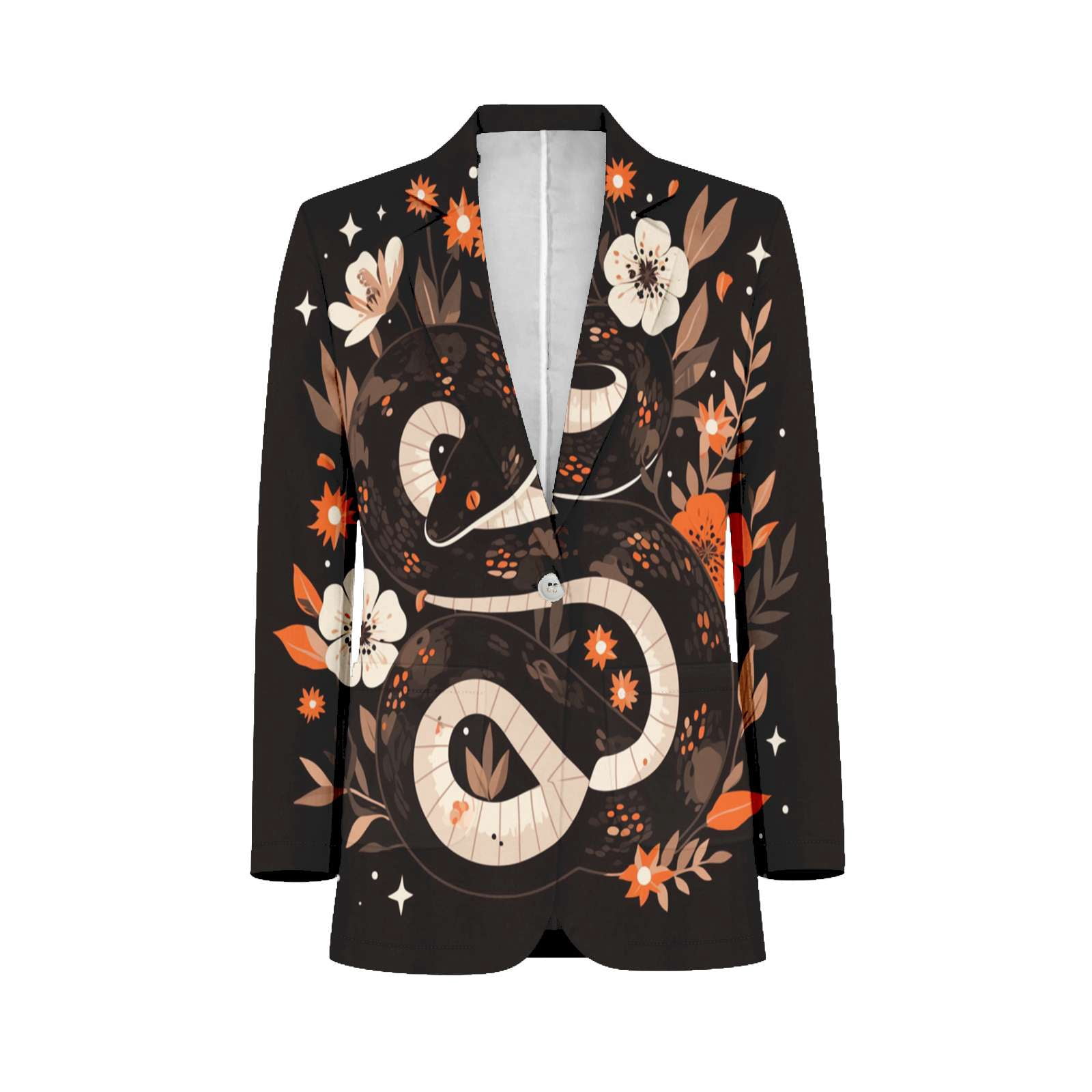Flower Snake Customized Men's Suits full man Shawl Collar Gentleman ...