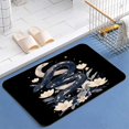 thumbnail image 1 of Flower Snake Diatomite Bath Mats Bathroom Absorbent Anti Slip Floor Mat Foot Carpet Quick Dry Shower Toilet Rug Doormat Washable, 1 of 5