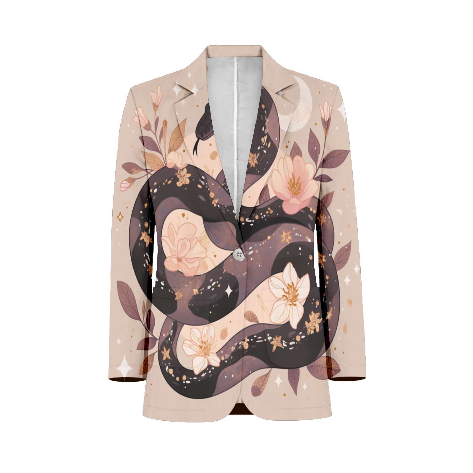 Flower Snake Mens Suits Shawl Collar Slim Fit Suit Mens Groom Jacket ...