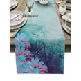 thumbnail image 1 of Flower Spot Distressed Gradient Shade Table Runner Wedding Party Decoration Kitchen Tablecloth Placemats Christmas Centerpiece, 1 of 5