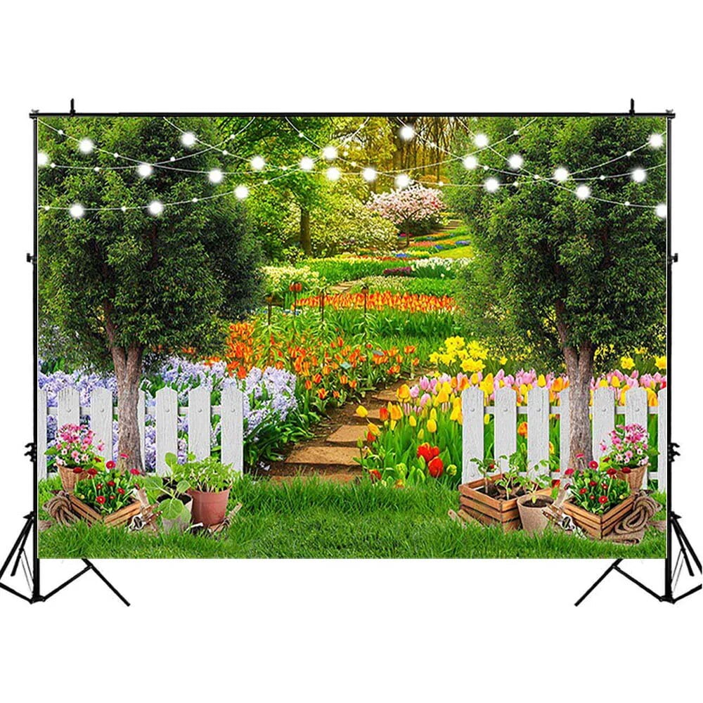 Flower Spring Photography Backdrops Forest Fairy Tale Newborn Portrait ...