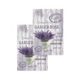 thumbnail image 1 of Flower Spring Watercolor Lavender Kitchen Cleaning Cloth Towel Waffle Towel No Trace Dishcloth Rag Scouring Pad, 1 of 7