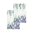 thumbnail image 1 of Flower Spring Watercolor Lavender Kitchen Cleaning Cloth Towel Waffle Towel No Trace Dishcloth Rag Scouring Pad, 1 of 7