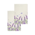 thumbnail image 1 of Flower Spring Watercolor Lavender Kitchen Cleaning Cloth Towel Waffle Towel No Trace Dishcloth Rag Scouring Pad, 1 of 7
