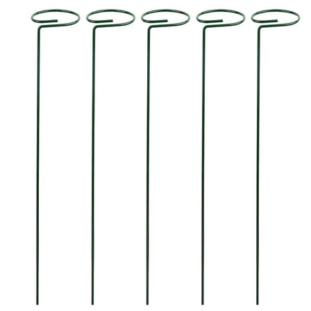 Flower Stakes And Supports,Plant Support Stakes,Gladiolus Stakes,Pepper Stakes,Gladiola Support Stakes,Metal Flower Stakes,Flower Stakes For Outdoor Plants,Plant Prop,5PC