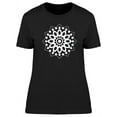 thumbnail image 1 of Flower Star White Mandala T-Shirt Women -Image by Shutterstock, Female x-Large, 1 of 2