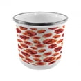 thumbnail image 1 of Flower Steel Camping Mug, Floral Pattern Poppies Print Design Style Artwork Grassland, Printed Thermal Cup for Camping and Outdoor Activities, by Ambesonne, 1 of 2