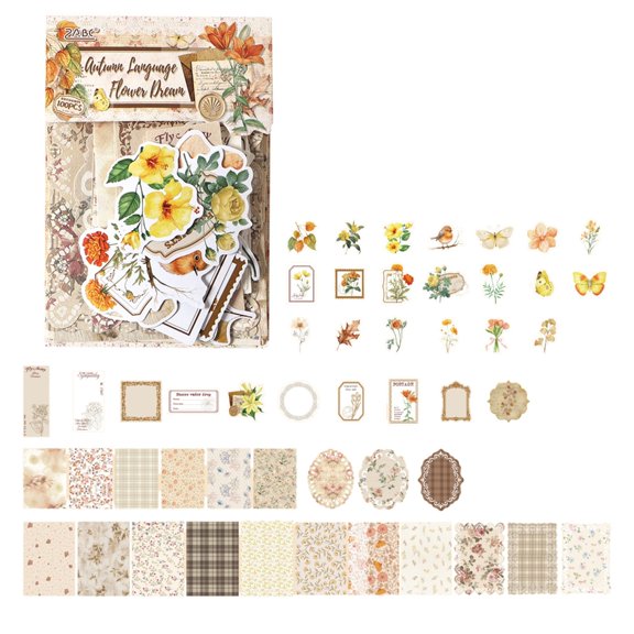 Flower Sticker Collection Craft Supplies For Memory Keep Albums