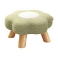 thumbnail image 1 of Flower Stool Small Round Cloud Agaric Stool Durable Wooden Footstool for Living Room Bedroom Decoration Comfortable Chair Multi-Functional Seating, 1 of 5