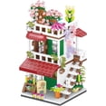 thumbnail image 1 of Flower Store Building Block Kits,(1080pcs) Garden House Model Mini Building Block Set, MOC Flower House Block Kit for Women Girls, Creative Gifts for Adult Kids Age 8 10 12 14+, 1 of 6
