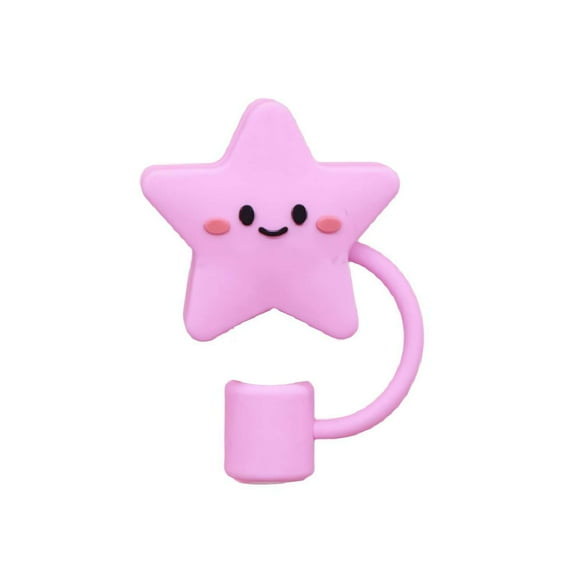 Flower Straw Cover Cap for Stanley Cup Silicone Straw Topper Compatible with 30 and 40 Oz Tumbler with Handle,Straw Tip Covers 10 mm 0.4 in for Straw Tip Covers