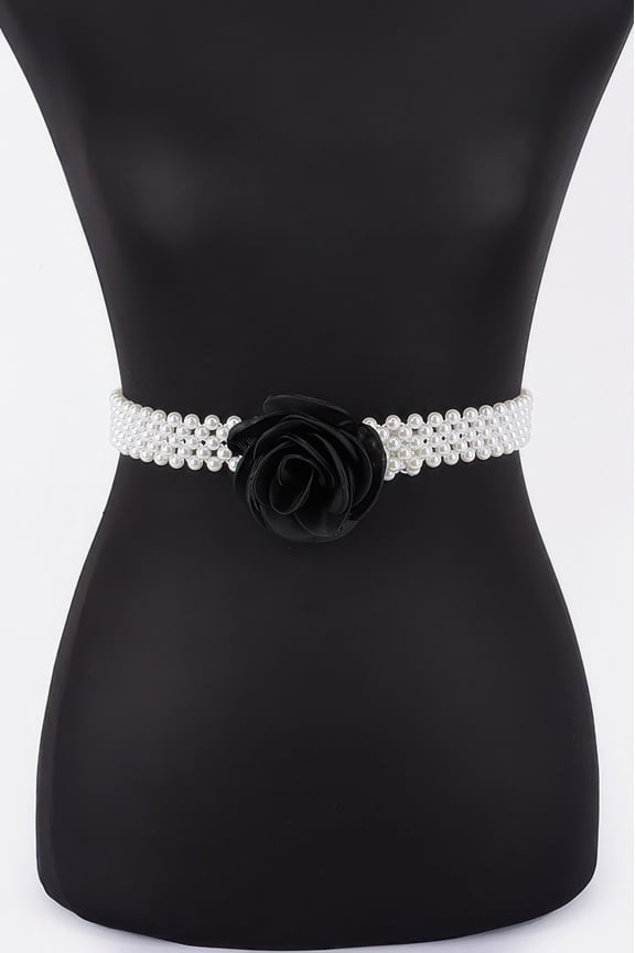 Flower Stretch Pearl Belt