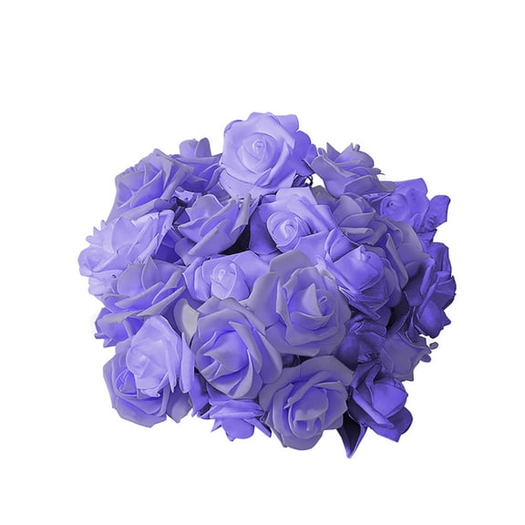 Flower String Lights Battery Operated Rose Lights For Room Bedroom Fireplace Decorations
