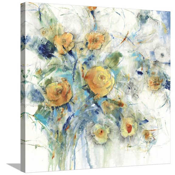 Art.com Flower Study I Stretched Canvas Print Wall Art by Tim OToole, 30" x 30"