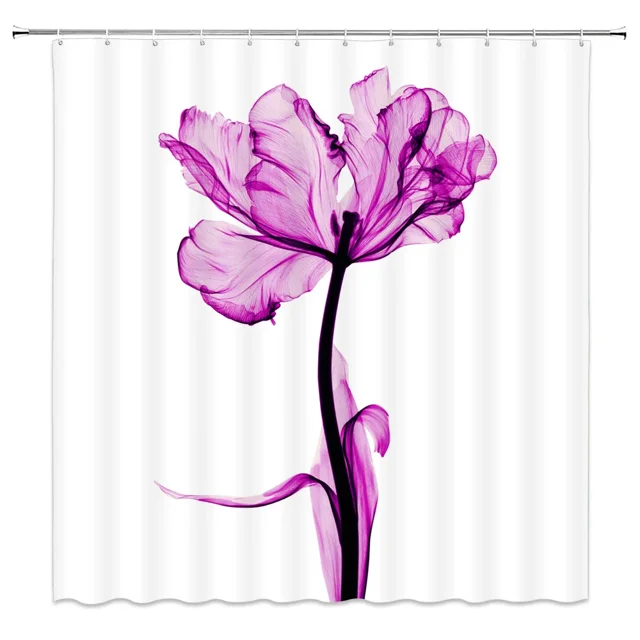 Flower Sunflower Rose Succulent Shower Curtain 3D Print Bathroom