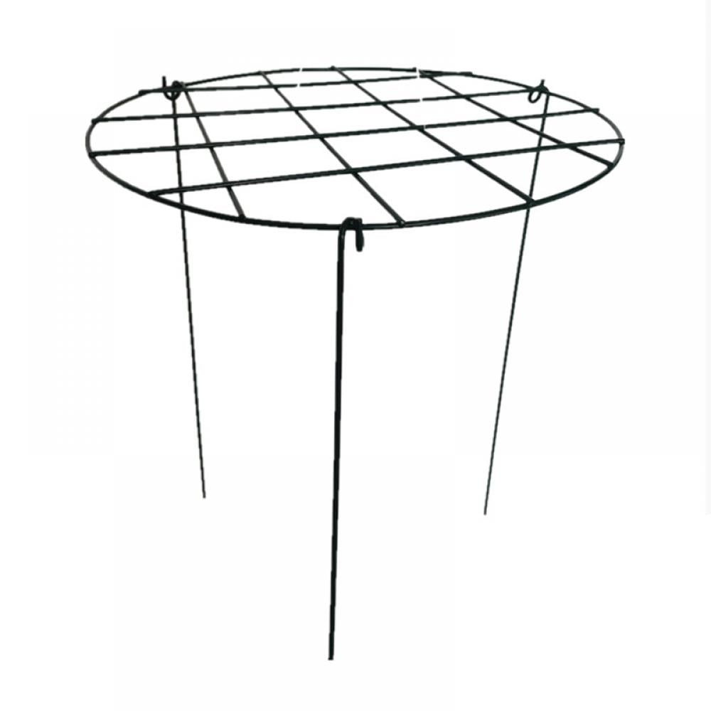 Flower Support Ring Peony Cage Plant Support Pole Through The Grid