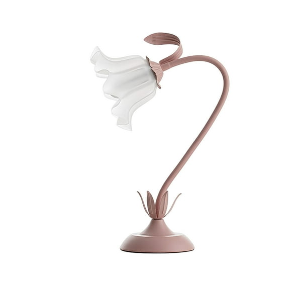 Flower Table Lamp, Bedside Lamp, Flower Lamp, Three-Color Mode, Living Room Bedroom Room Lighting Table Lamp, Home Decor (Pink)