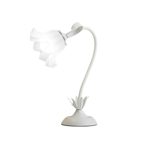 Flower Table Lamp, Bedside Lamp, Flower Lamp, Three-Color Mode, Living Room Bedroom Room Lighting Table Lamp, Home Decor (White)