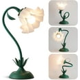 thumbnail image 1 of Flower Table Lamp, Cute  Reading Bedside Night Light, 3 Color Modes  Desk Lamp, Kawaii Aesthetic Decor for Dorm   Room (Dark ), 1 of 6