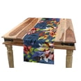 thumbnail image 1 of Flower Table Runner, Flourishing Spring Bloom Branches with Leaves Botanical Seasonal Succulent Beauty, Dining Room Kitchen Rectangular Runner, 3 Sizes, by Ambesonne, 1 of 2