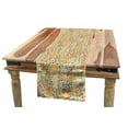 thumbnail image 1 of Flower Table Runner, Leaves Flowers Old Vintage Ivy Design with Plants Nature Theme Retro Artwork Print, Dining Room Kitchen Rectangular Runner, 3 Sizes, by Ambesonne, 1 of 2