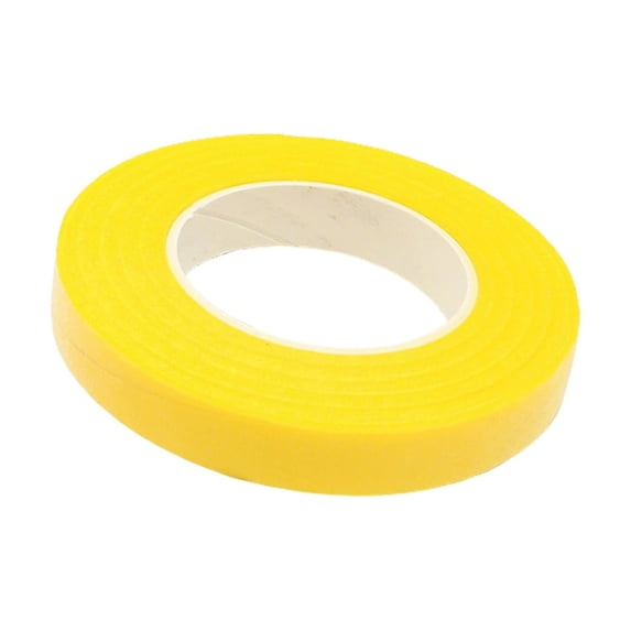 Flower Tape for Bouquets, Yellow Stem Wrap Floral Design, 1/2 Inch Flower Tape for Bouquet Arranging, Stretchable Stem Wrap for Craft & Floral Design, Self-Adhesive