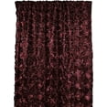 thumbnail image 1 of Flower Textured Curtain Panel 54 Inch Wide/Wedding/Photography/Backdrop/Window Treatment/Window Curtain (36" Long, Burgundy), 1 of 1