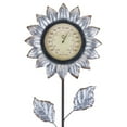 thumbnail image 1 of Flower Thermometer Stake - Galvanized, 1 of 3