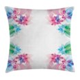 thumbnail image 1 of Flower Throw Pillow Cushion Cover, Abstract Petals with Digital Hazy Reflections Bridal Buds Exquisite French Style Pattern, Decorative Square Accent Pillow Case, 16 X 16 Inches, Multi, by Ambesonne, 1 of 2