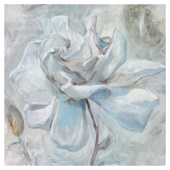 Flower Tint Baby Blue by Willowbrook Art Print