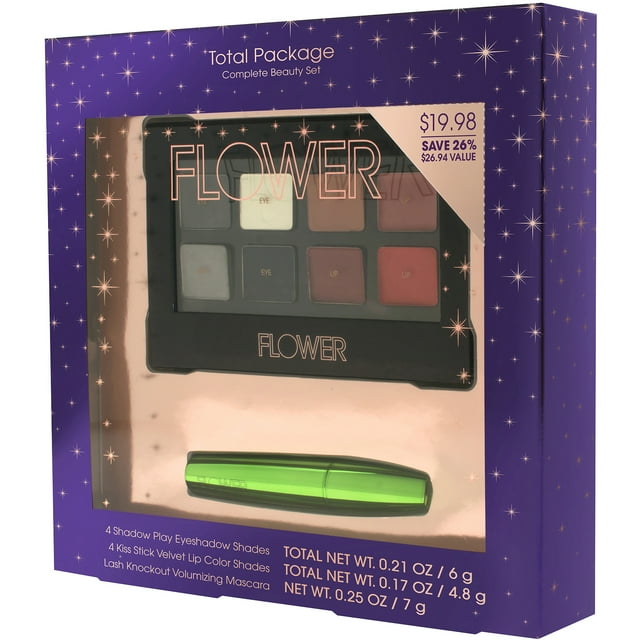 Flower Total Package Complete Beauty Set, 3 pc
