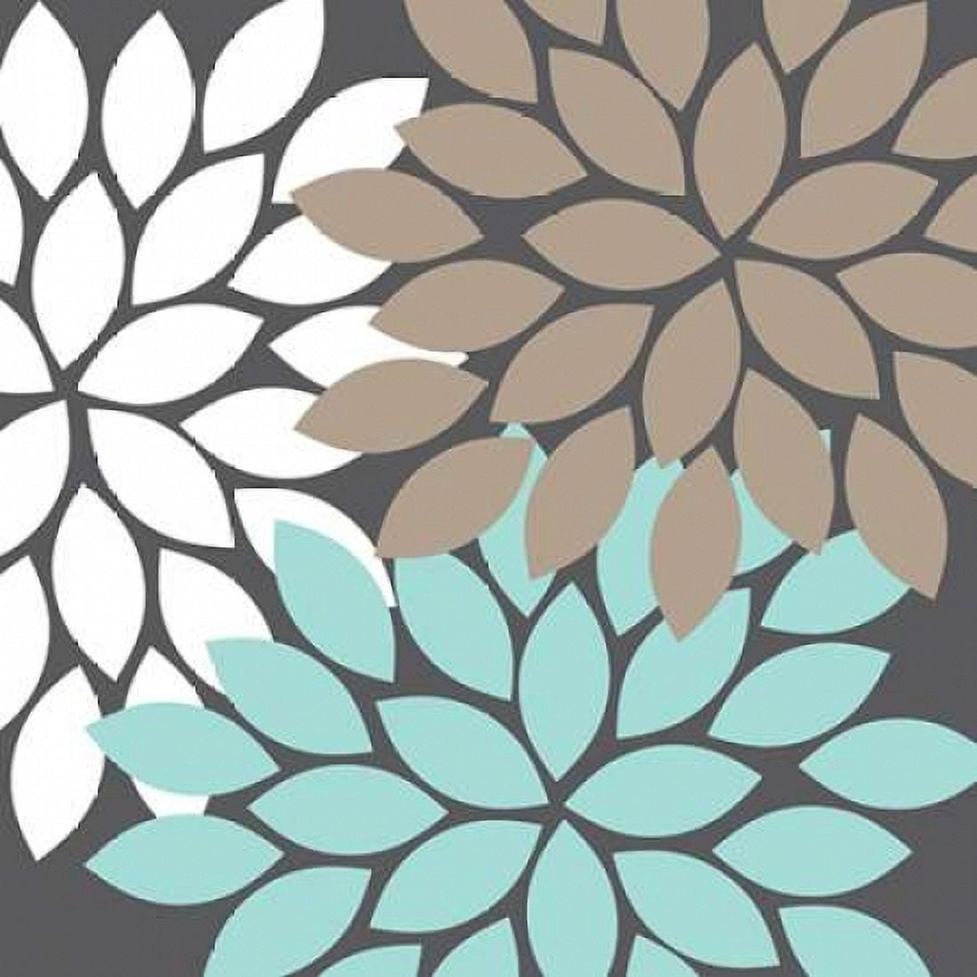 Flower Trio I Canvas Art - Tamara Robinson (24 x 24)