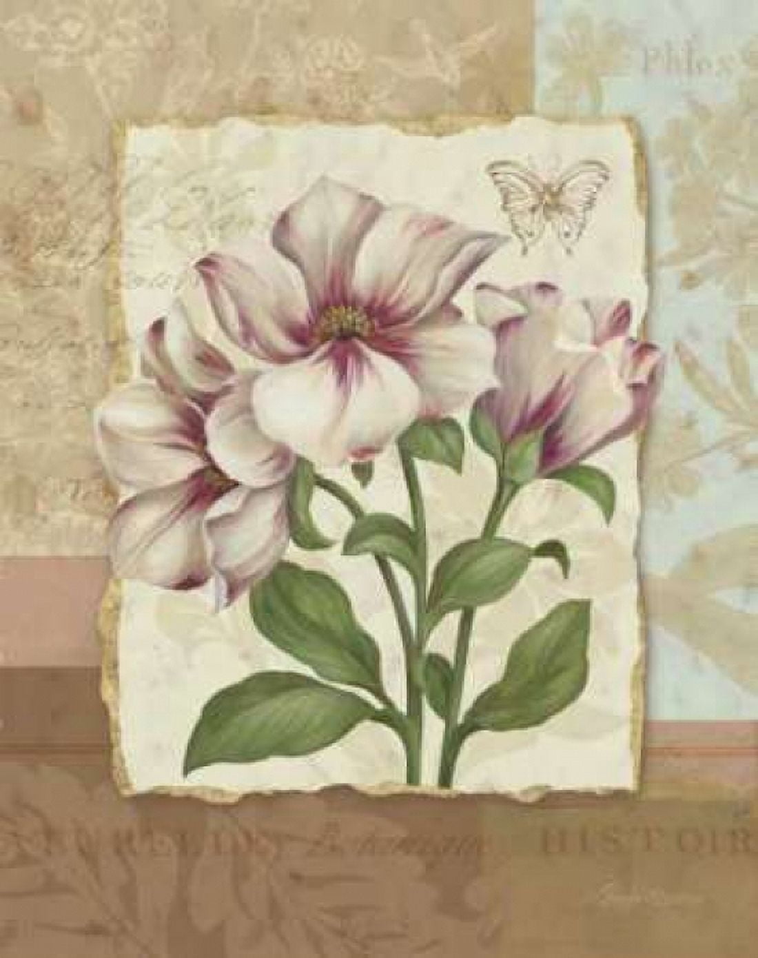 Flower Trio II Canvas Art - Pamela Gladding (24 x 30)