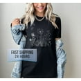 thumbnail image 1 of Flower Tshirt, Plant Shirt, Flower Girl Gift, Flower Shirt, Flower Print, Flower Girl Gifts, Her, Women, Mothers Day Gifts SWEATSHIRT All Size S-5XL, 1 of 5