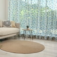 thumbnail image 1 of Flower Tulle Curtains with Rod Pocket, Flower Pattern Feminine Nostalgic Art Greenland Natural Creative Design, Sheer Drape for Wedding Party 2 Panels, 7 Sizes, Pale Blue White Green, by Ambesonne, 1 of 3