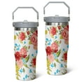 thumbnail image 1 of Flower Tumbler 30 Oz Birthday Gift Tumbler with Lid and Straw,Holiday Gift for Girlfriend Pioneer Flower Woman CoffeeTravel Mug Cup Water Botter,Mother's Day Gifts for Mom Grandma, 1 of 1