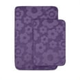 thumbnail image 1 of Flower Two Piece Bath Rug Set Purple, 1 of 1