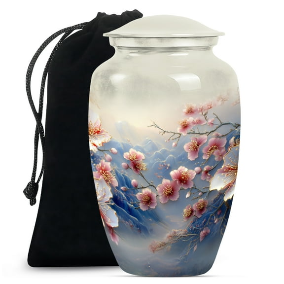 Flower Urns for Human Ashes Adult Female, Cremation Urn, Large Urns for Human Ashes Adult Man, Burial Urn for Ashes Male(Size - 10inch)