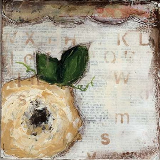 Flower V Canvas Art - Cassandra Cushman (24 x 24)